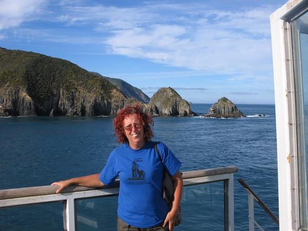 Leaving the final channel into Cook Strait