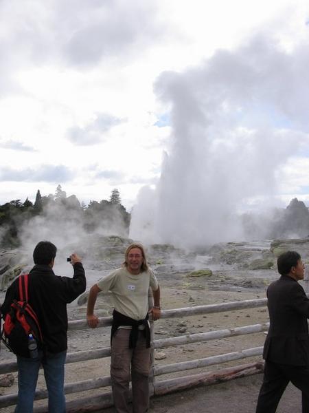 Ron with geyser