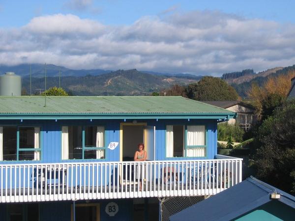 Hostel at Whitianga just before leaving