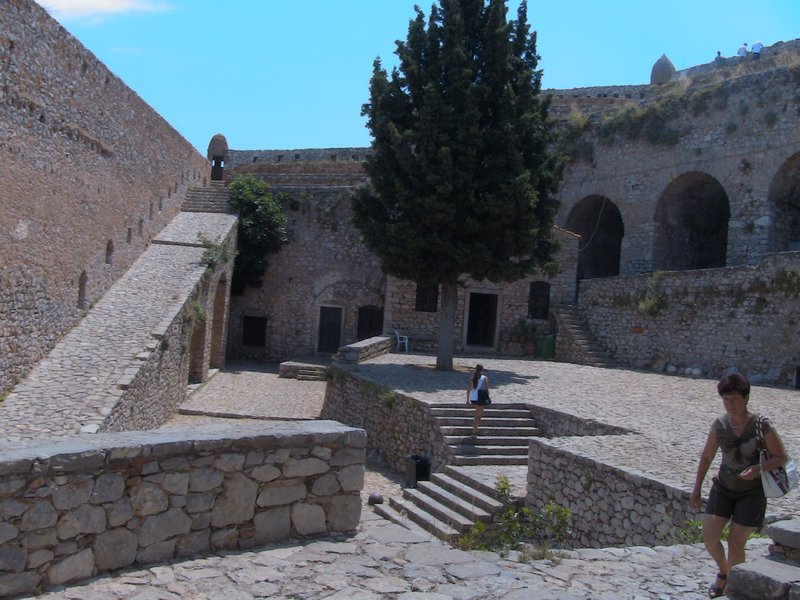 Inside the bastion of the fortress