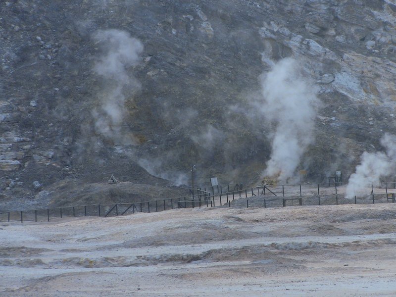 Steam vents in Solfatara