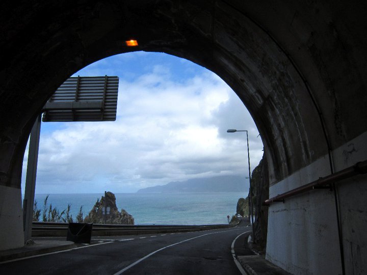 Tunnel in Ribeira da Janela