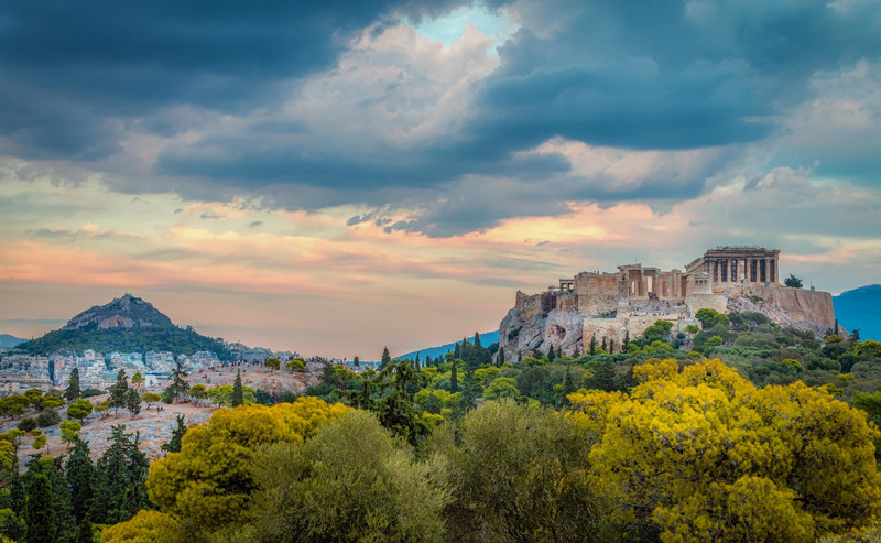 Acropolis and Mount Lycabettus