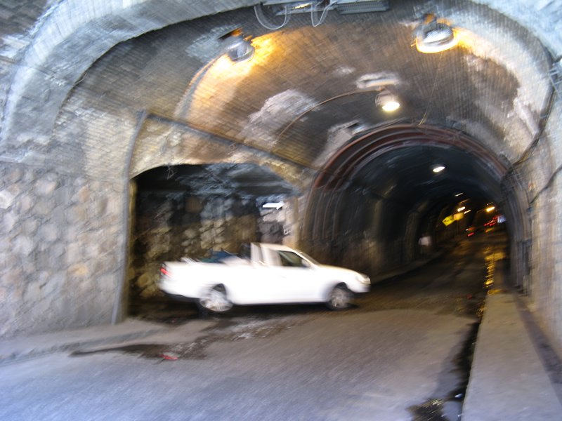 View of the tunnel