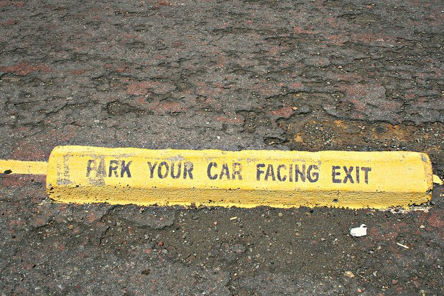 Masaya Volcano Parking Sign
