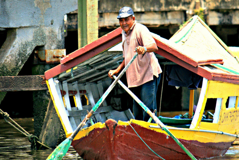 Sarawak Boat Man