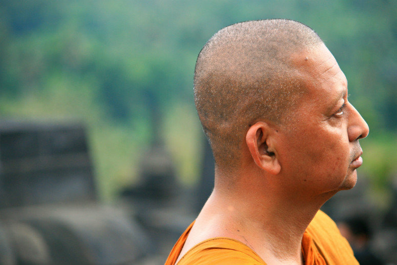 Borobudur Monk