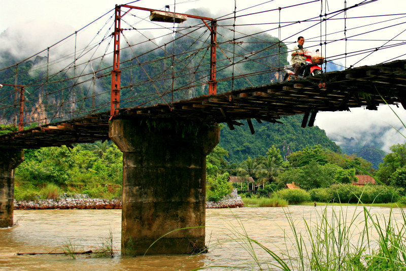 Old Bridge - Vang Viang