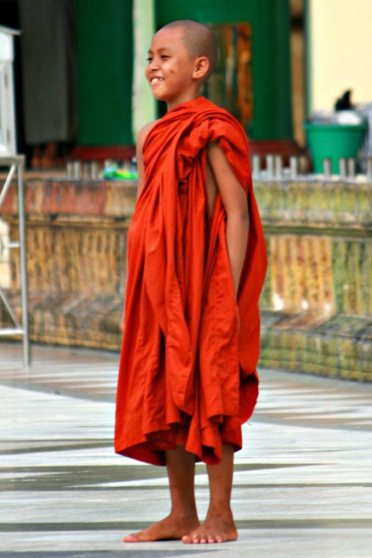 Novice Monk-Shwedagon