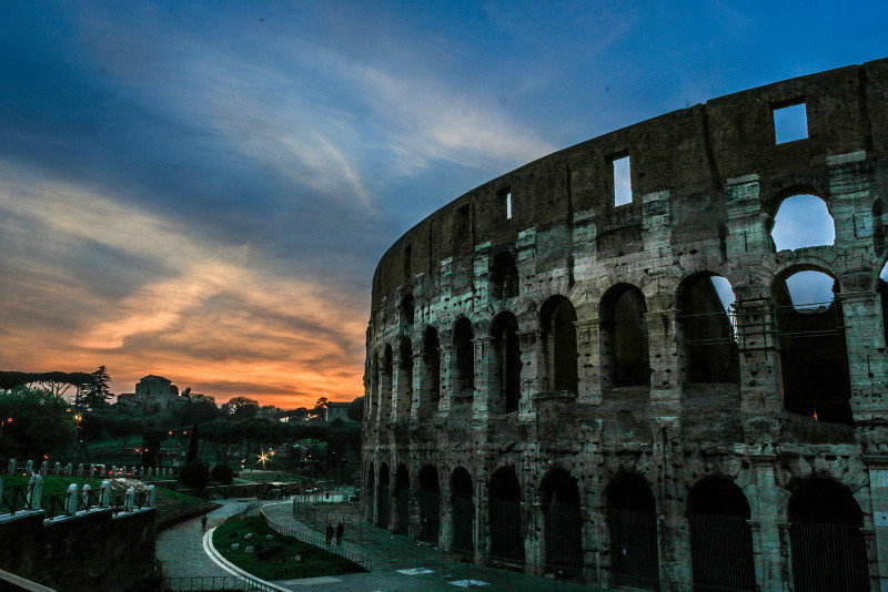 Colosseum Sunset