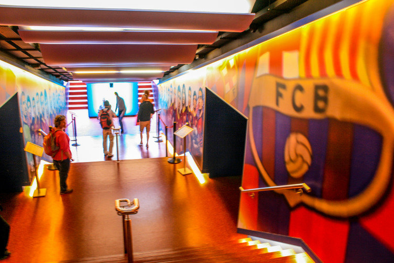 Camp Nou Players Passageway