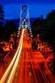 Lions Gate Bridge at Night