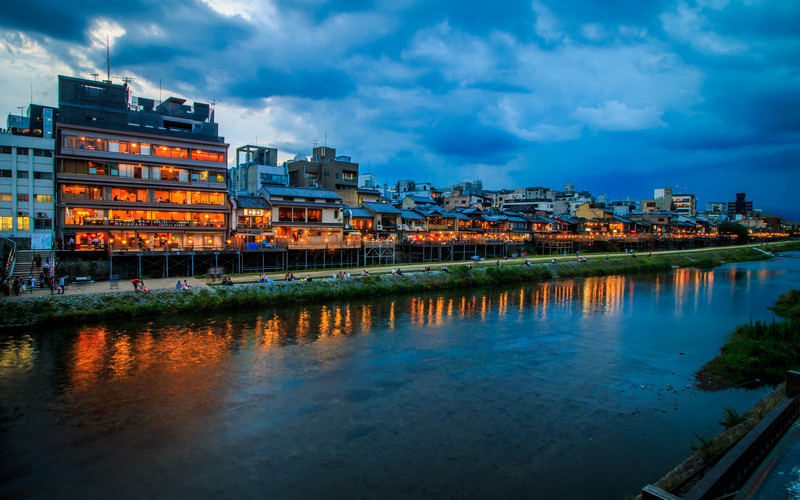 Kama River- Kyoto