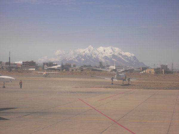 ....Airport at La Paz