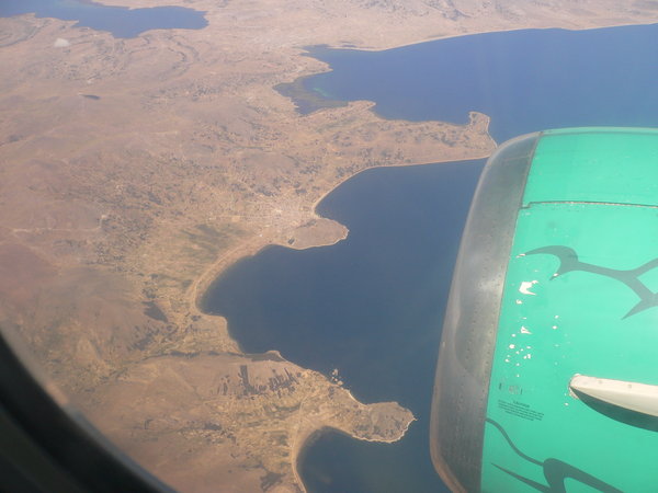 Copa / Titicaca from air