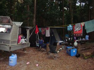 Fraser Island camp site