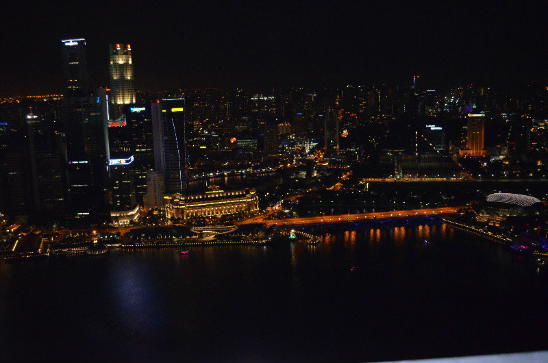 Night view from Marina Sands