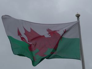 The Welsh flag