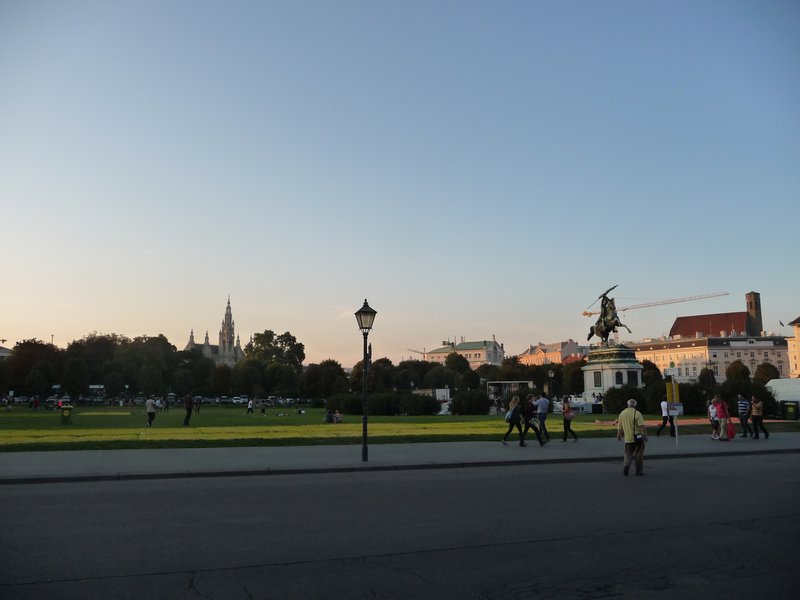 Behind Hofburg Palace