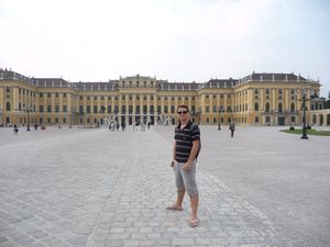 In front of Schönbrunn Palace
