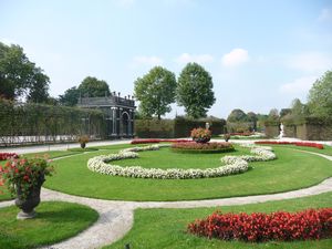 A small garden at Schönbrunn Palace