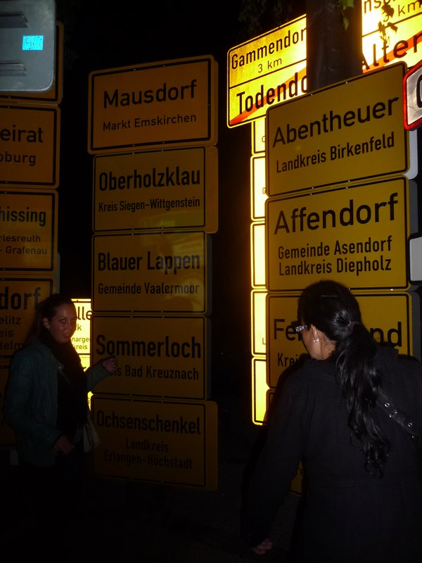 Apparently these are funny German signs