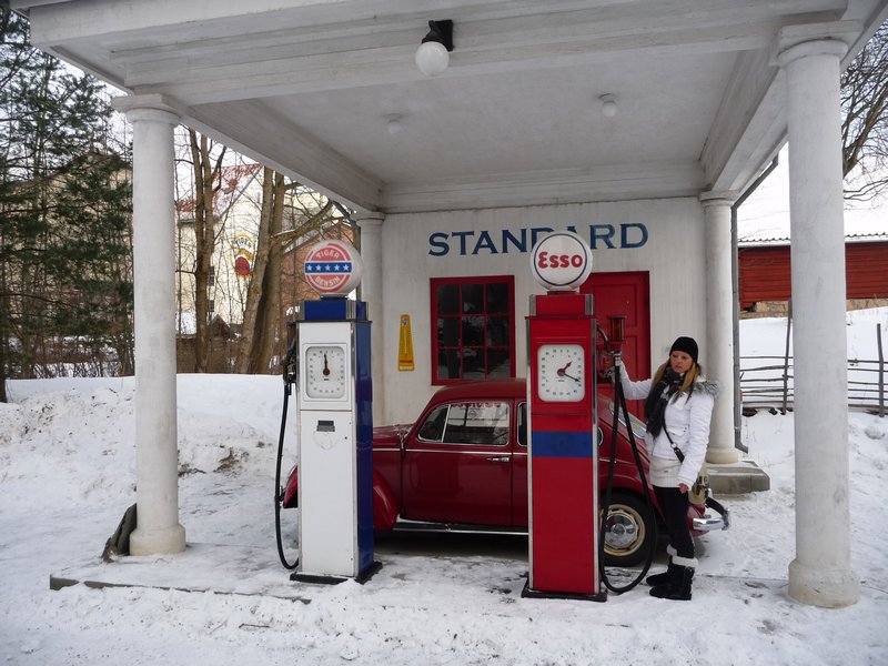 Traditional Norwegian petrol station...
