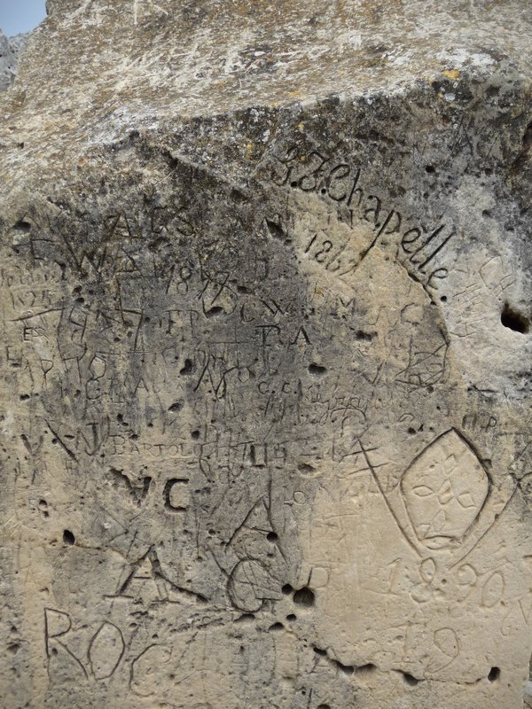 Centuries old grafitti