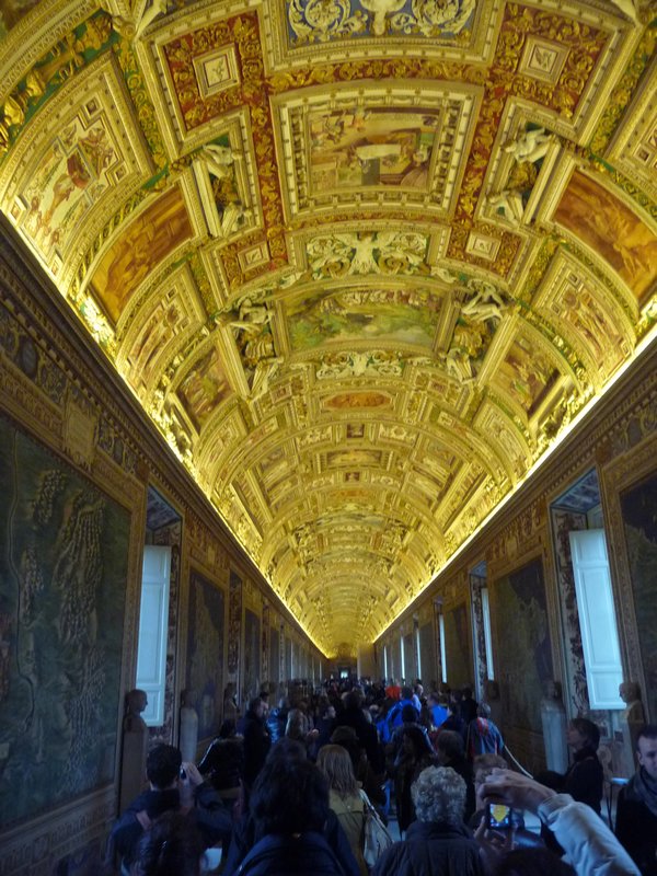 Walking the passageways of The Vatican