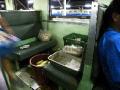 5. In the train people peeled vegies & prepared food to sell