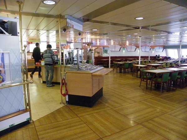Inside the Interislander ferry