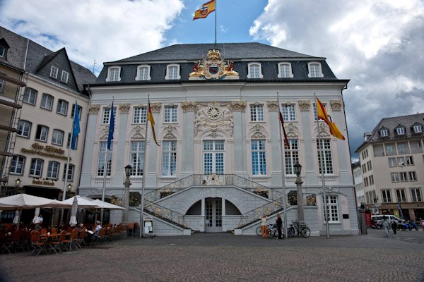 Rathaus built in 1757 in the market square of Bonn