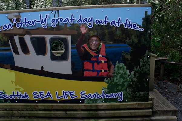 at the Scottish Sea Life Sanctuary
