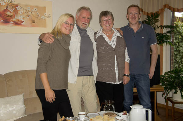 with cousin Christa and her son Mathias and his niece Katrin