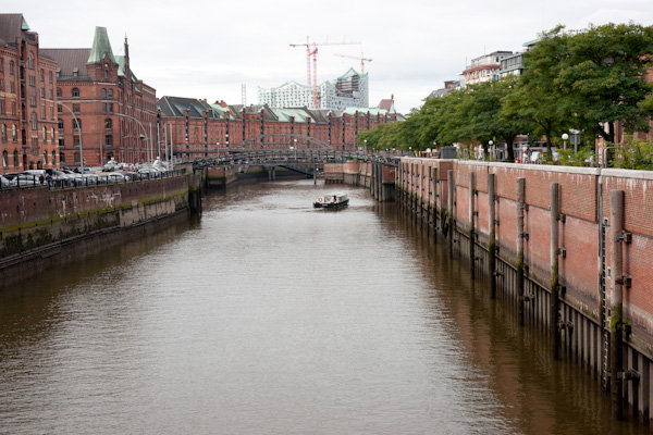 21 canal at waterfront Hamburg
