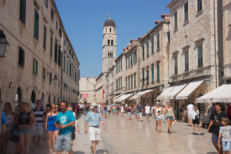  Dubrovnik main street-old town