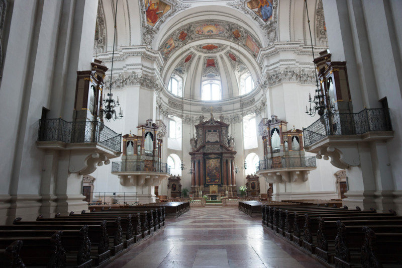 interior Salzburg Cathedral
