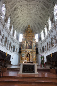 2nd largest vaulting over nave, St. Michaels kirche