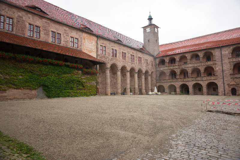 courtyard, Germany, Kulmbach, Plassenburgh castle