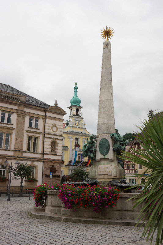 market square fountain, Kulmbach, Germany
