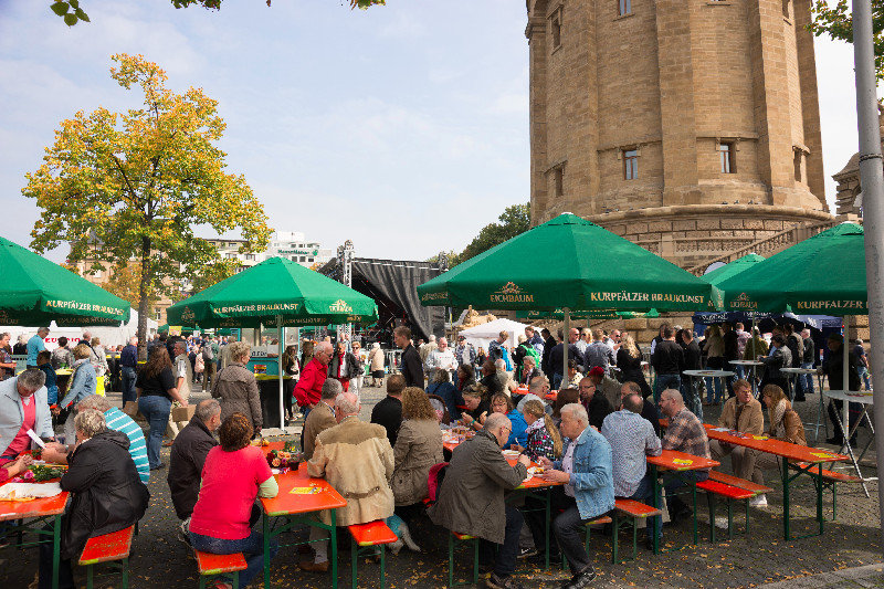 beer festival at the Wasser Turm