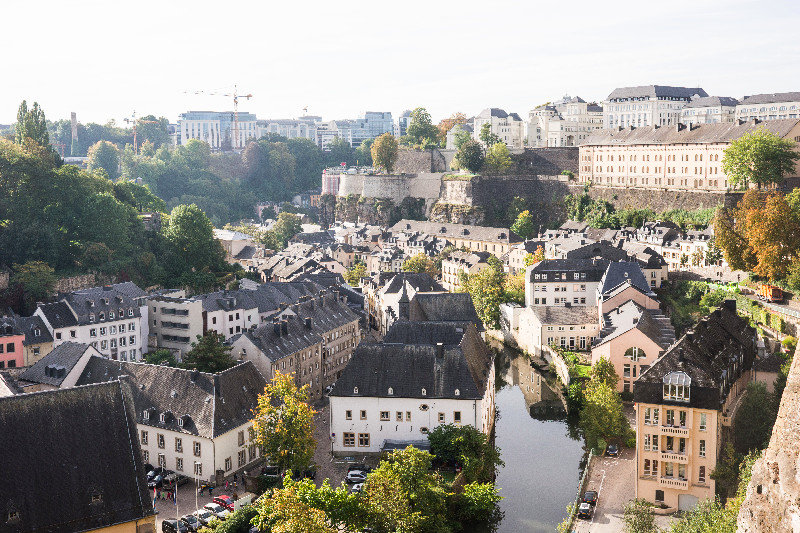 gorge thru Luxembourg City