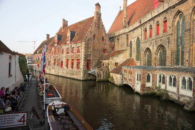 Brugge scenic canal