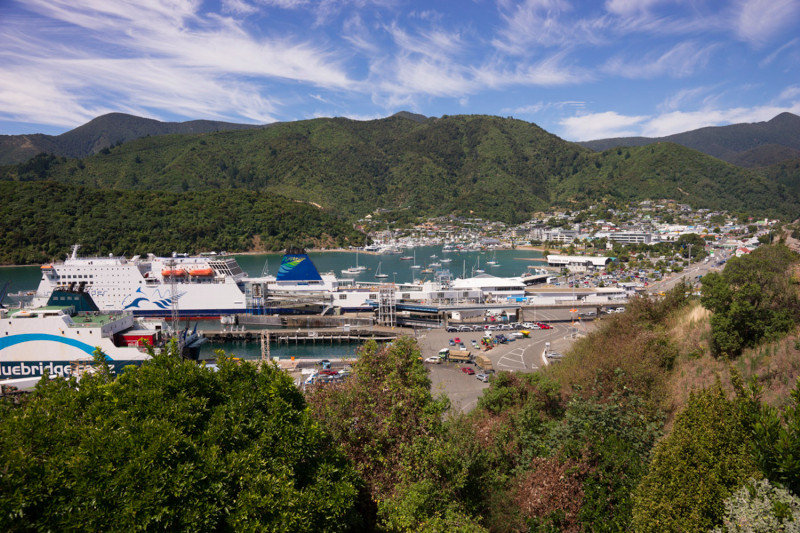 our ferry in Picton harbour