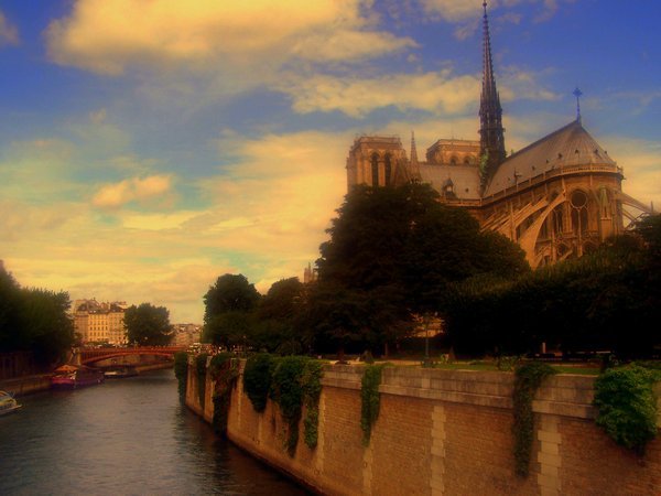 Notre Dame and the Seine