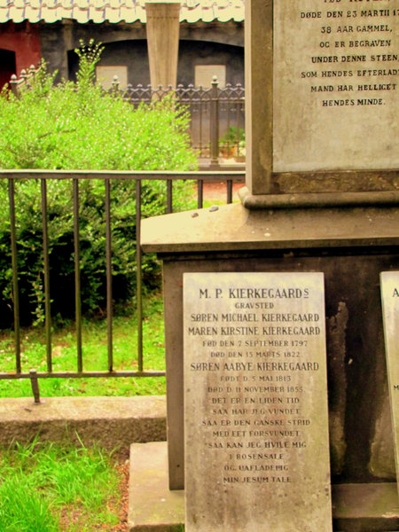 Kirkegaard's grave site.