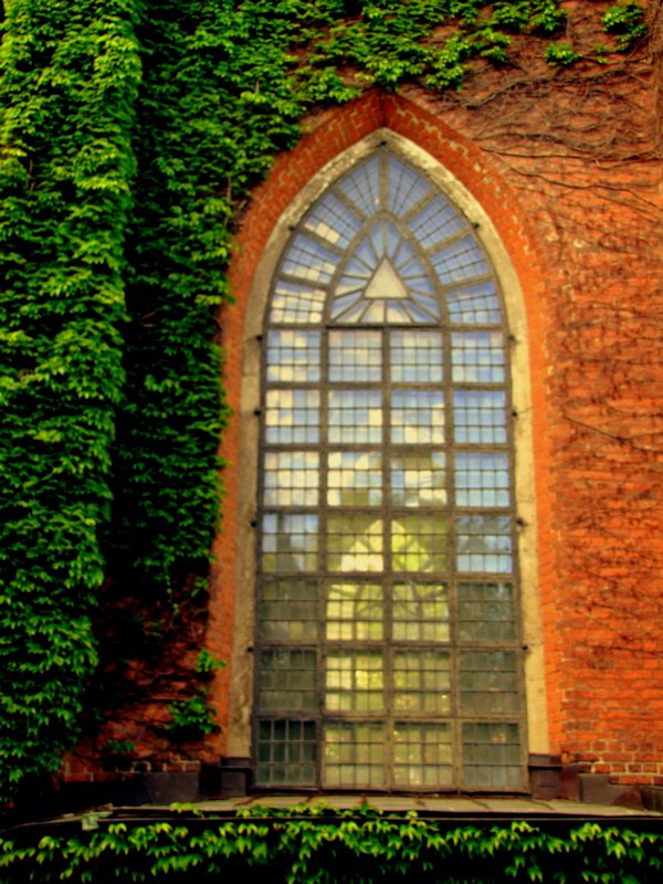 church window, Stockholm.