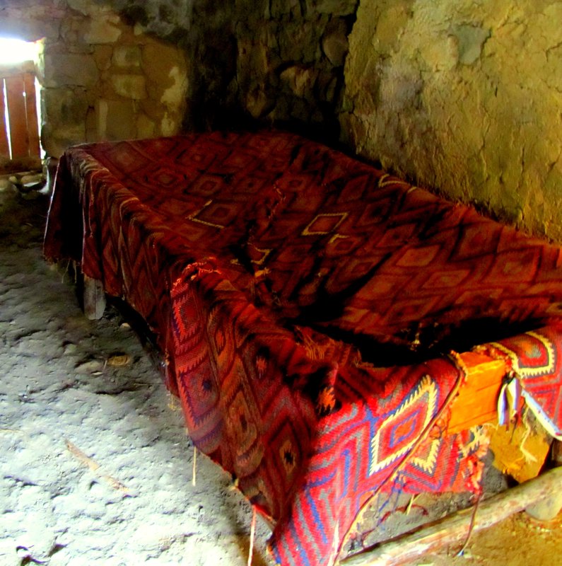 second level bed, Talmudic village of Katzrin.