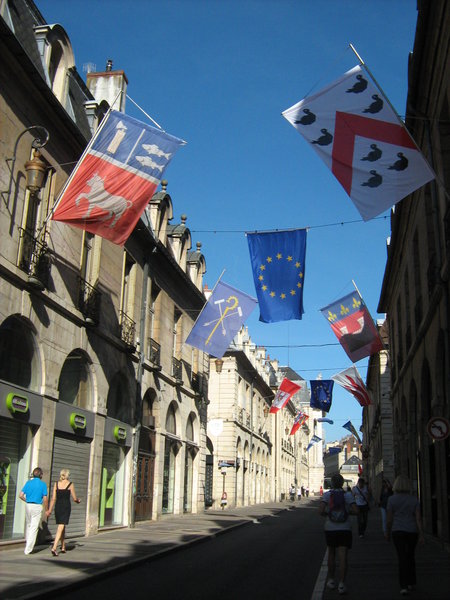 main street in dijon