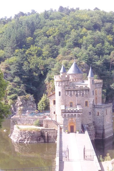 Castle on the Loire River